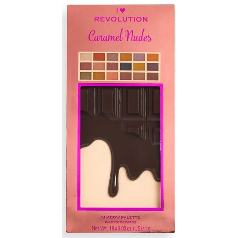 Revolution Chocolate Caramel Nudes Eyeshadow Palette Revolution Chocolate Caramel Nudes Eyeshadow Palette