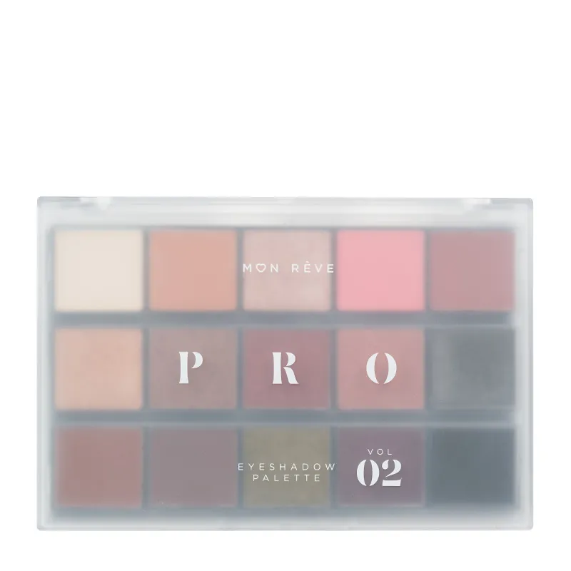 Mon Reve Pro Eyeshadow Palette - Παλέτα Σκιών 15 Αποχρώσεων 15gr #Vol 02 Mon Reve Pro Eyeshadow Palette - Παλέτα Σκιών 15 Αποχρώσεων 15gr #Vol 02