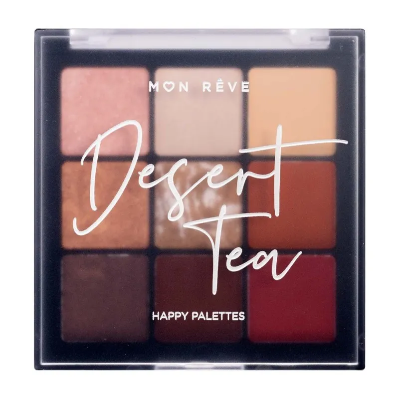Mon Reve Happy Palettes - Παλέτα Σκιών 9 Αποχρώσεων 15gr #07 Desert Tea