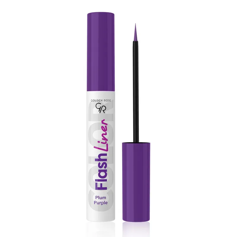 Golden Rose Flash Liner Colored Eyeliner 3,5ml #107 PLUM PURPLE Golden Rose Flash Liner Colored Eyeliner 3,5ml #107 PLUM PURPLE