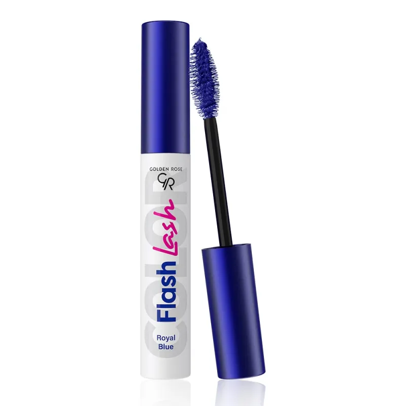 Golden Rose Flash Lash Colored Mascara 9ml #04 ROYAL BLUE Golden Rose Flash Lash Colored Mascara 9ml #04 ROYAL BLUE