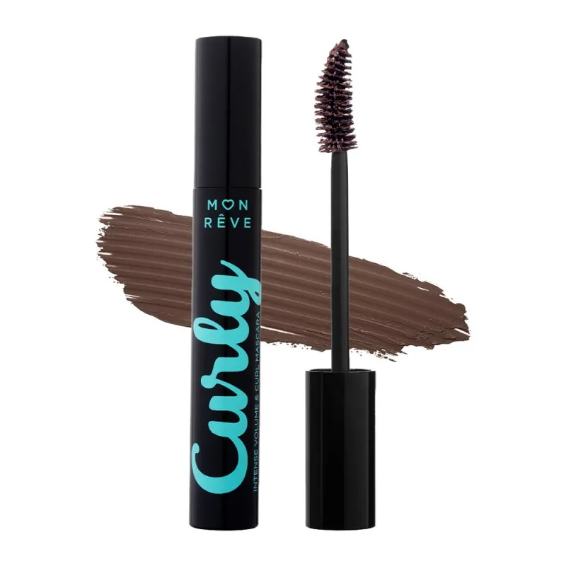 Mon Reve Curly Mascara - Μάσκαρα για Μήκος, Καμπύλη & Όγκο 12ml #02 Real Brown