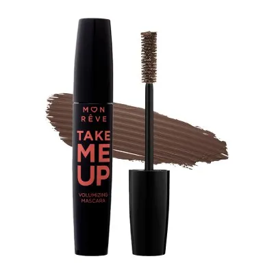 Mon Reve Take Me Up Mascara - Μάσκαρα για Όγκο & Μήκος 11ml #02 Real Brown