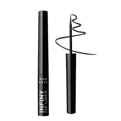 Mon Reve Infiny Dip Liner - Αδιάβροχο Υγρό Eyeliner Μεγάλης Διάρκειας 2ml #13 Brown Black