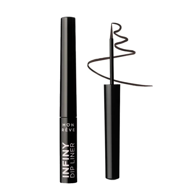 Mon Reve Infiny Dip Liner - Αδιάβροχο Υγρό Eyeliner Μεγάλης Διάρκειας 2ml #13 Brown Black