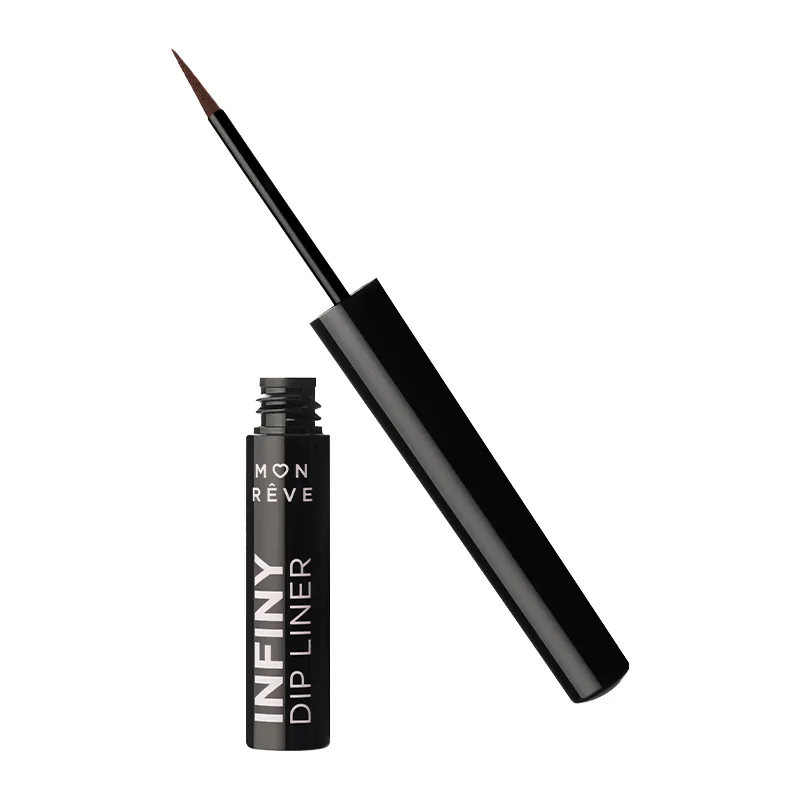 Mon Reve Infiny Dip Liner - Αδιάβροχο Υγρό Eyeliner Μεγάλης Διάρκειας 2ml #13 Brown Black