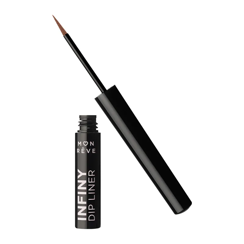 Mon Reve Infiny Dip Liner - Αδιάβροχο Υγρό Eyeliner Μεγάλης Διάρκειας 2ml #14 Real Brown
