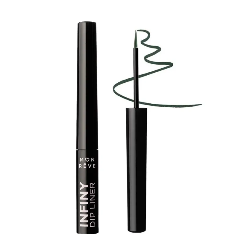 Mon Reve Infiny Dip Liner - Αδιάβροχο Υγρό Eyeliner Μεγάλης Διάρκειας 2ml #04 Forest Green