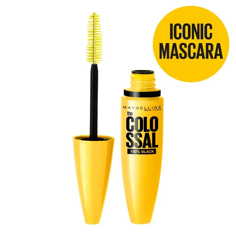 Maybelline Mascara The Colossal 100% Black 10.7ml Maybelline Mascara The Colossal 100% Black 10.7ml