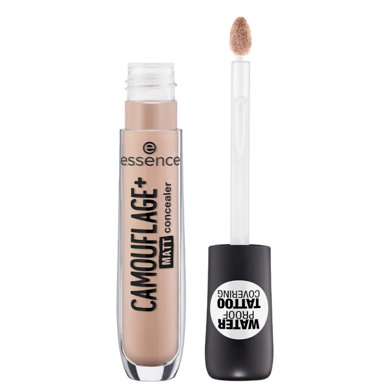 Essence Camouflage + Matt Liquid Concealer 5ml #20 Light Ivory Essence Camouflage + Matt Liquid Concealer 5ml #20 Light Ivory