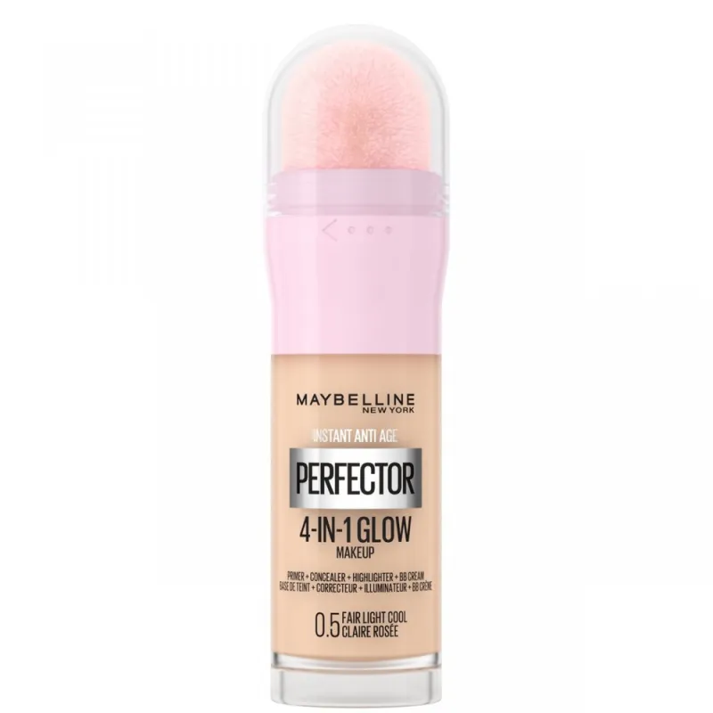 Maybelline Instant Anti Age Perfector 4-in-1 Glow Makeup 20ml – #0.5 (Fair Light Cool) Maybelline Instant Anti Age Perfector 4-in-1 Glow Makeup 20ml – #0.5 (Fair Light Cool)