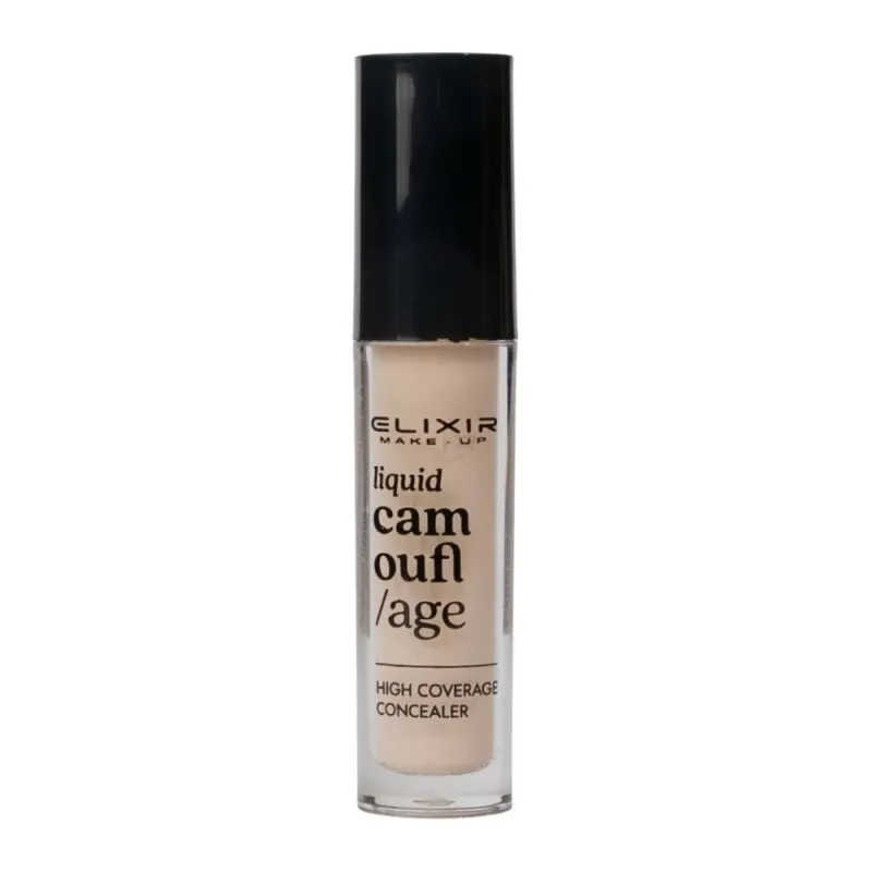 Elixir Liquid Camouflage Concealer – Υγρό Κονσίλερ Υψηλής Κάλυψης #383-03 Πολύ Ανοιχτό Μπεζ