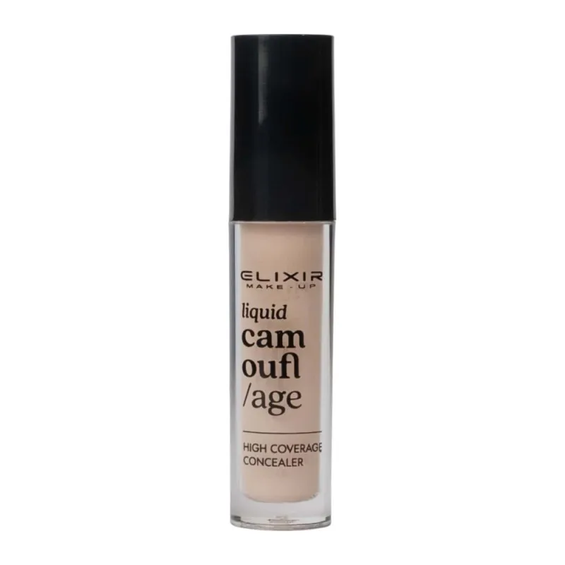 Elixir Liquid Camouflage Concealer – Υγρό Κονσίλερ Υψηλής Κάλυψης #383-04 Φυσικό Μπεζ
