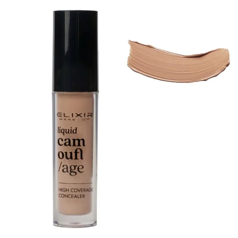 Elixir Liquid Camouflage Concealer – Υγρό Κονσίλερ Υψηλής Κάλυψης #383-06 Μεσαίο Μπεζ