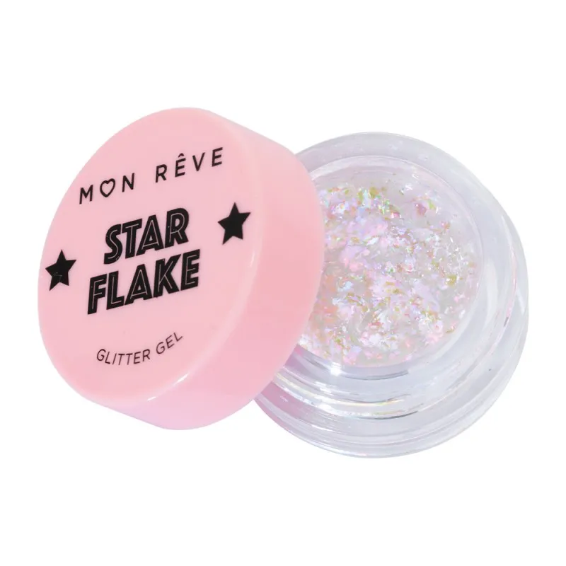 Mon Reve Starflake Glitter Gel - Gel Πολλαπλών Χρήσεων για Έντονη Λάμψη 4gr #01 MERMAID Mon Reve Starflake Glitter Gel - Gel Πολλαπλών Χρήσεων για Έντονη Λάμψη 4gr #01 MERMAID