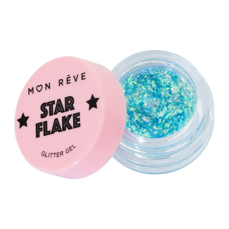 Mon Reve Starflake Glitter Gel - Gel Πολλαπλών Χρήσεων για Έντονη Λάμψη 4gr #02 HONEYMOON Mon Reve Starflake Glitter Gel - Gel Πολλαπλών Χρήσεων για Έντονη Λάμψη 4gr #02 HONEYMOON
