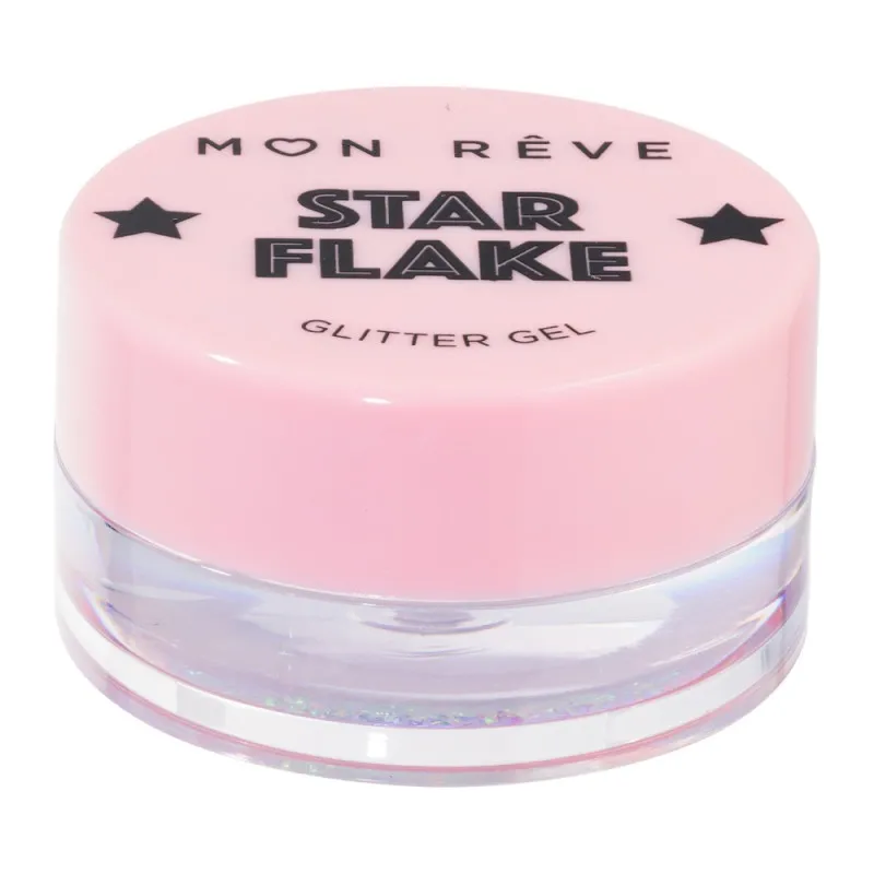 Mon Reve Starflake Glitter Gel - Gel Πολλαπλών Χρήσεων για Έντονη Λάμψη 4gr #04 FIREFLY