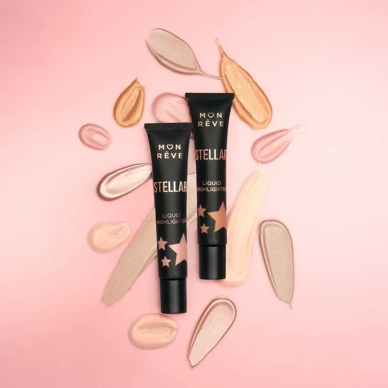Mon Reve Stellar Highlighter - Υγρό Highlighter για Άμεση Λάμψη 18ml – #03 Mon Reve Stellar Highlighter - Υγρό Highlighter για Άμεση Λάμψη 18ml – #03