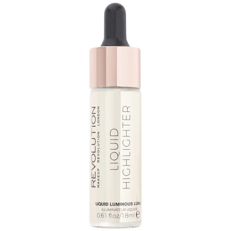Revolution Beauty Liquid Highlighter 18ml #Luminous Luna Revolution Beauty Liquid Highlighter 18ml #Luminous Luna