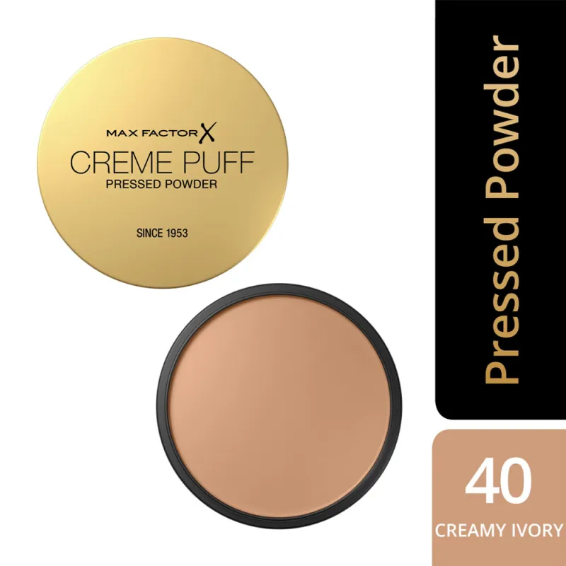 Max Factor Creme Puff Compact Powder 14gr – #040 (Creamy Ivory) Max Factor Creme Puff Compact Powder 14gr – #040 (Creamy Ivory)