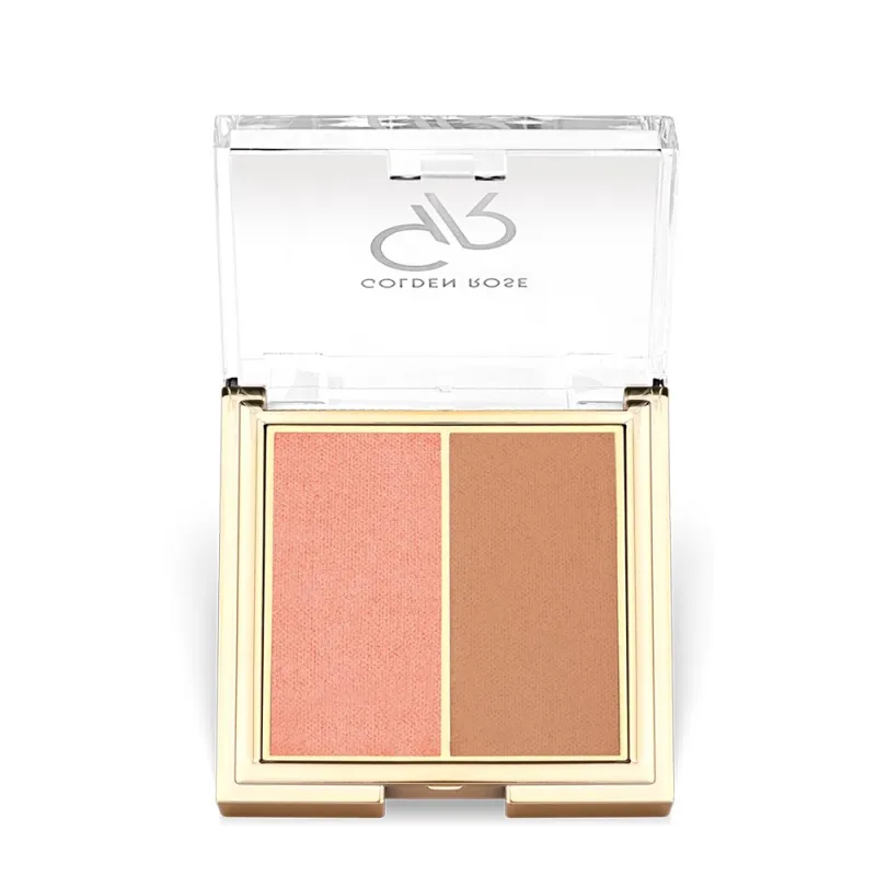 Golden Rose Iconic Blush Duo 6g – #01 ROSE & NUDE Golden Rose Iconic Blush Duo 6g – #01 ROSE & NUDE