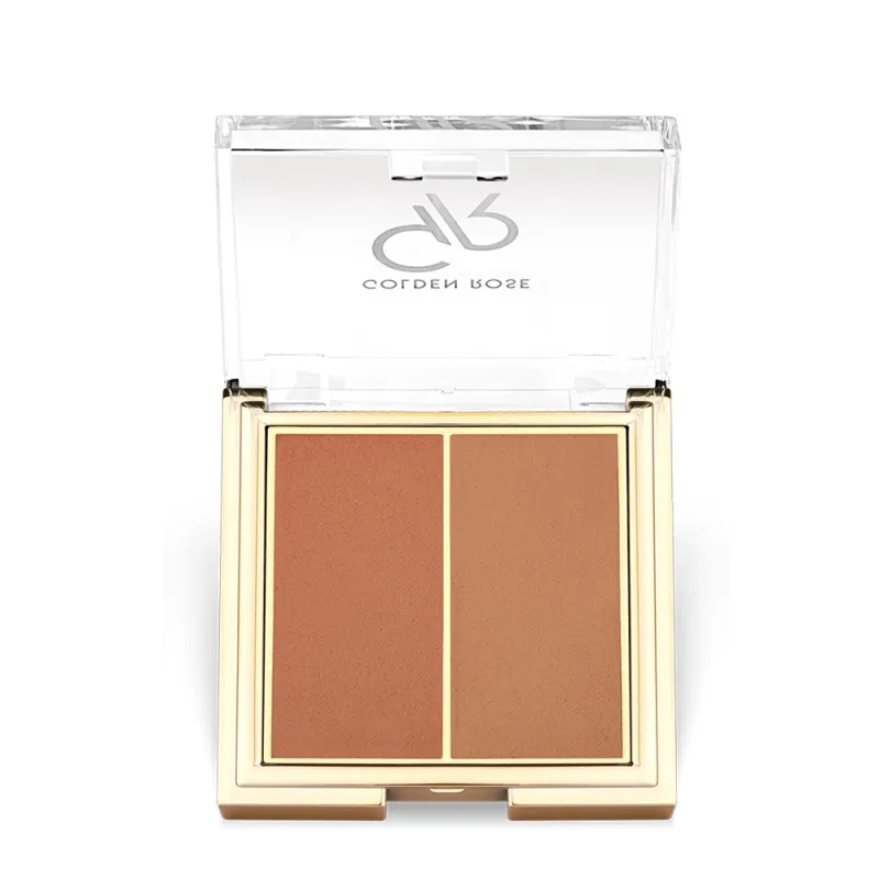 Golden Rose Iconic Blush Duo 6g – #03 ROSE BRONZE Golden Rose Iconic Blush Duo 6g – #03 ROSE BRONZE