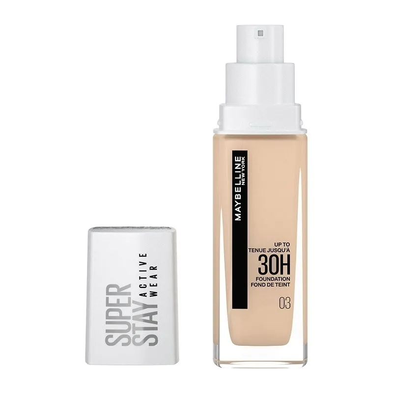 Maybelline Super Stay 30H Full Coverage Foundation 30ml #03 True Ivory Maybelline Super Stay 30H Full Coverage Foundation 30ml #03 True Ivory