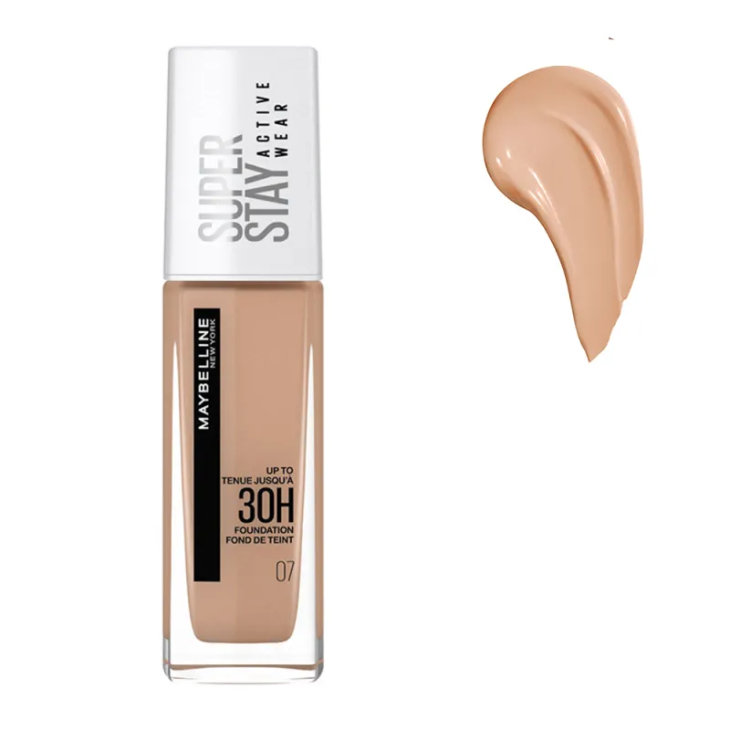 Maybelline Super Stay 30H Full Coverage Foundation 30ml #07 Classic Nune Maybelline Super Stay 30H Full Coverage Foundation 30ml #07 Classic Nune