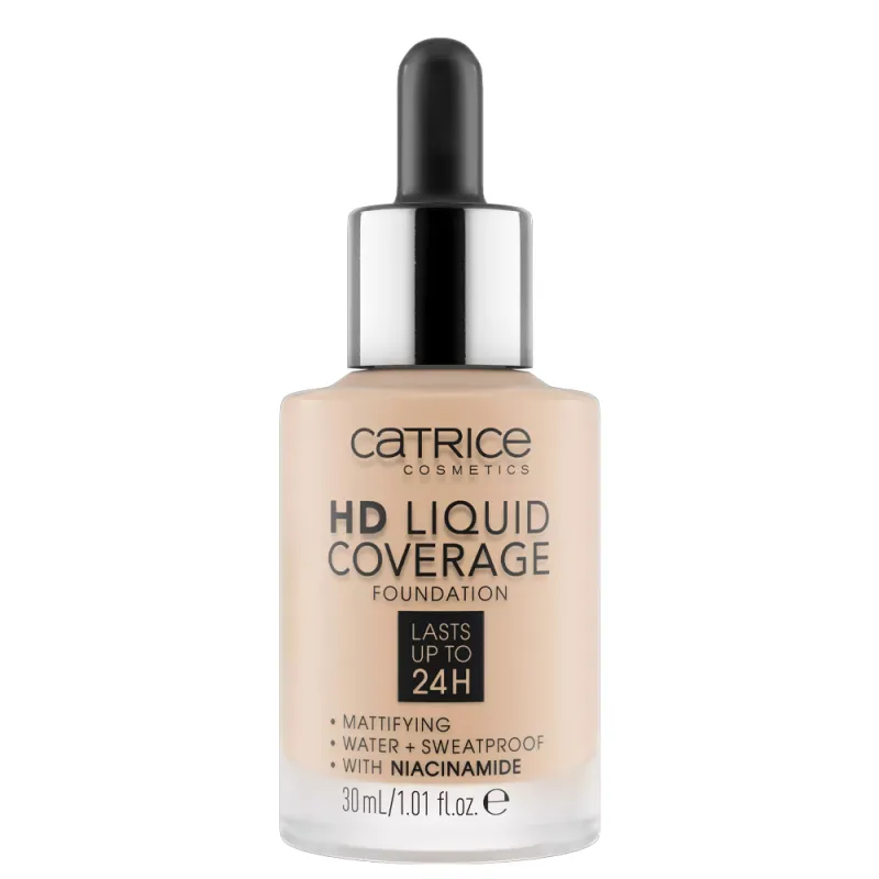 Catrice HD Liquid Coverage Liquid Make Up Foundation 30ml #010 Light Beige