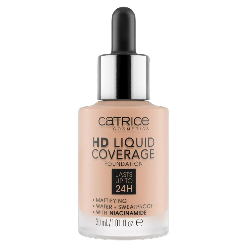 Catrice HD Liquid Coverage Liquid Make Up Foundation 30ml #020 Rose Beige