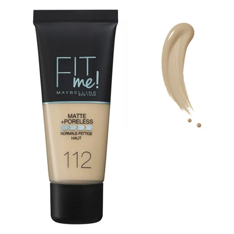 Maybelline Fit Me Matte + Poreless Foundation 30ml #112 Soft Beige Maybelline Fit Me Matte + Poreless Foundation 30ml #112 Soft Beige