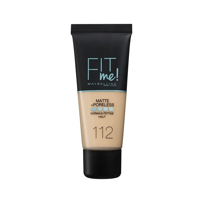 Maybelline Fit Me Matte + Poreless Foundation 30ml #112 Soft Beige Maybelline Fit Me Matte + Poreless Foundation 30ml #112 Soft Beige