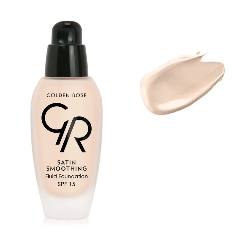 Golden Rose Satin Smoothing Fluid Foundation SPF15 34ml - #24 Golden Rose Satin Smoothing Fluid Foundation SPF15 34ml - #24