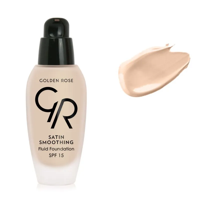 Golden Rose Satin Smoothing Fluid Foundation SPF15 34ml - #27 Golden Rose Satin Smoothing Fluid Foundation SPF15 34ml - #27