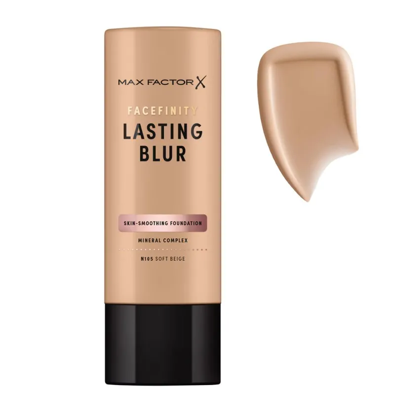 Max Factor Facefinity Lasting Blur Foundation Make Up 35ml #105N Soft Beige