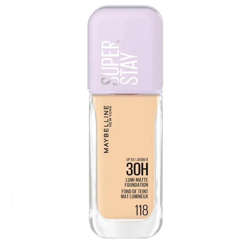 Maybelline Super Stay Lumi Matte Liquid Make Up Foundation 35ml #118 Maybelline Super Stay Lumi Matte Liquid Make Up Foundation 35ml #118