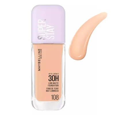 Maybelline Super Stay Lumi Matte Liquid Make Up Foundation 35ml #108