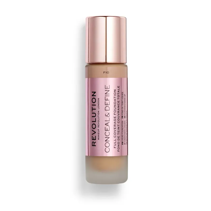 Makeup Revolution Conceal & Define Full Coverage Foundation 23ml #F10 Makeup Revolution Conceal & Define Full Coverage Foundation 23ml #F10