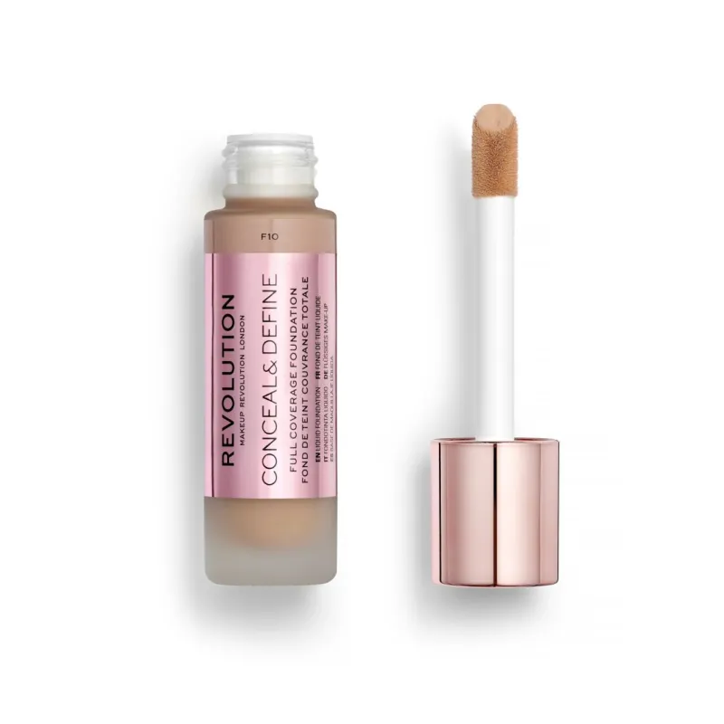 Makeup Revolution Conceal & Define Full Coverage Foundation 23ml #F10 Makeup Revolution Conceal & Define Full Coverage Foundation 23ml #F10