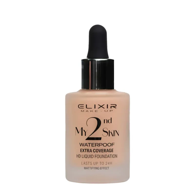 Elixir My 2nd Skin Waterproof Foundation 30ml - Αδιάβροχη Κάλυψη & Φυσικό Αποτέλεσμα (#04)