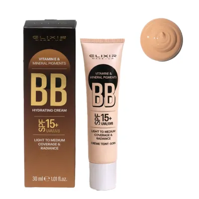 Elixir BB Hydrating Cream SPF15 - Ενυδατική Κρέμα με Χρώμα 30ml #384-02