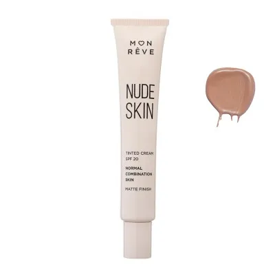Mon Reve Nude Skin Normal to Combination Skin SPF 20 - Κρέμα με Χρώμα για Φυσικό Ματ Αποτέλεσμα 30ml #103 (DARK)