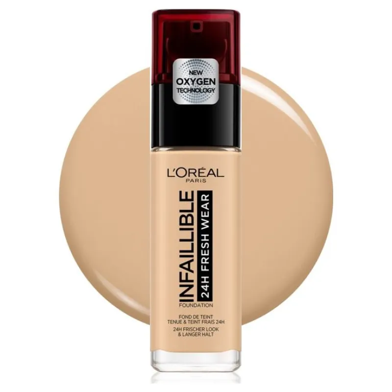 L'Oreal Infaillible 24H Fresh Wear 30ml #100 Linen L'Oreal Infaillible 24H Fresh Wear 30ml #100 Linen