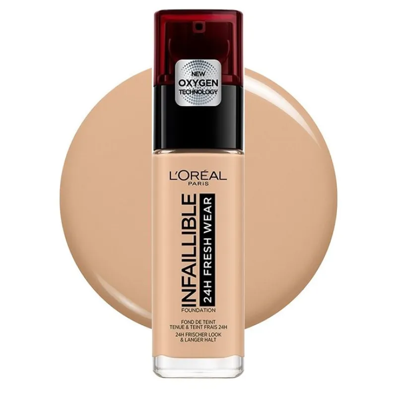 L'Oreal Infaillible 24H Fresh Wear 30ml #125 Natural Rose L'Oreal Infaillible 24H Fresh Wear 30ml #125 Natural Rose