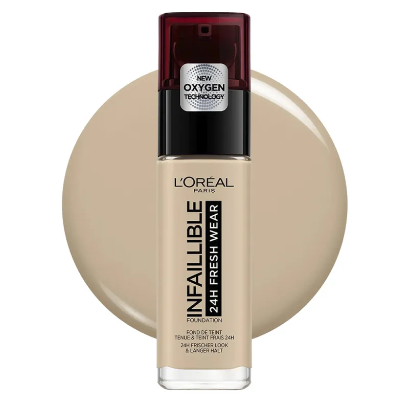L'Oreal Infaillible 24H Fresh Wear 30ml #130 True Beige L'Oreal Infaillible 24H Fresh Wear 30ml #130 True Beige