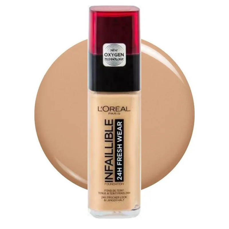 L'Oreal Infaillible 24H Fresh Wear 30ml #140 Golden Beige L'Oreal Infaillible 24H Fresh Wear 30ml #140 Golden Beige