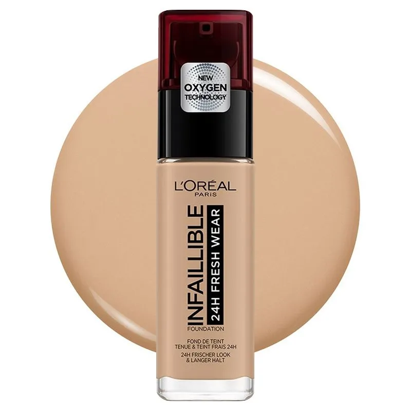 L'Oreal Infaillible 24H Fresh Wear 30ml #220 Sand L'Oreal Infaillible 24H Fresh Wear 30ml #220 Sand