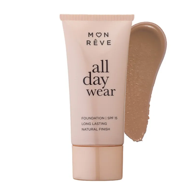 Mon Reve All Day Wear Foundation 30ml - Μακράς Διάρκειας & Φυσικό Ματ #107