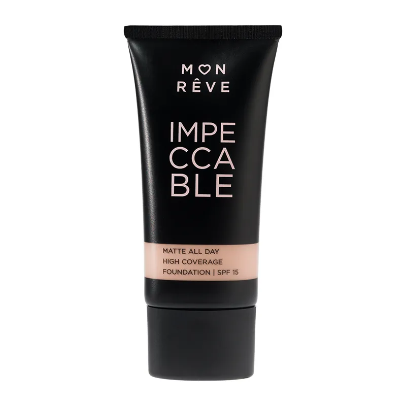 Mon Reve Impeccable Foundation 30ml - Υψηλή Κάλυψη & Ματ Φινίρισμα #108