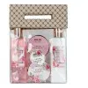 FOLIA Bath Bag Fresh Bouquet – Γυναικείο Σετ Δώρου σε Τσάντα με Shower Gel, Body Lotion, Κρέμα Σώματος & Body Scrub